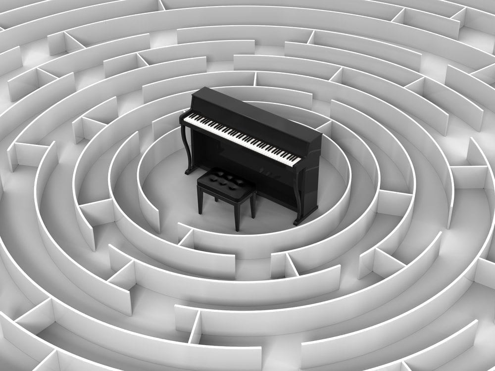 maze to piano