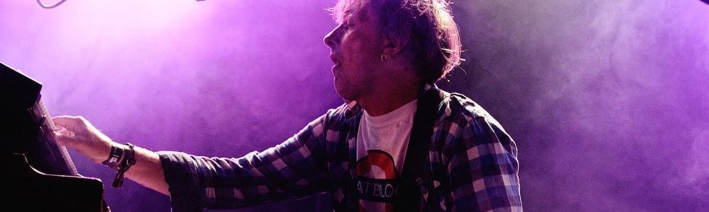 Pianist and composer Yann Tiersen performing in Spain